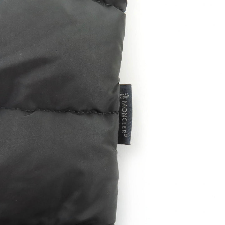 Excellent MONCLER down coat SOLOGNE ZIP UP Stand Collar Dark gray Women 0