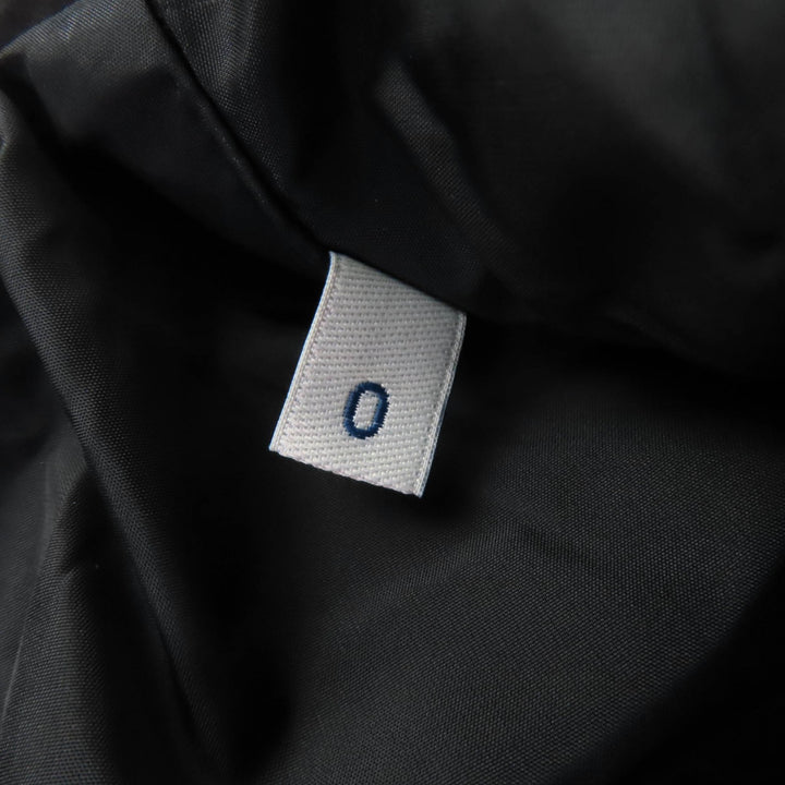 Excellent MONCLER down coat SOLOGNE ZIP UP Stand Collar Dark gray Women 0