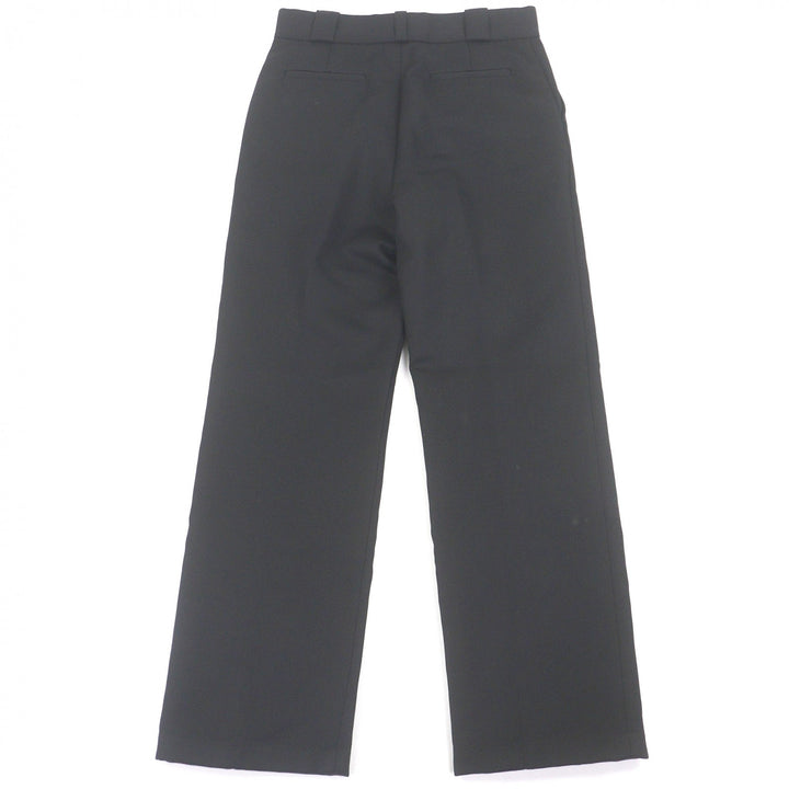 Excellent LOUIS VUITTON Pants Logo embroidery black cotton mens 38