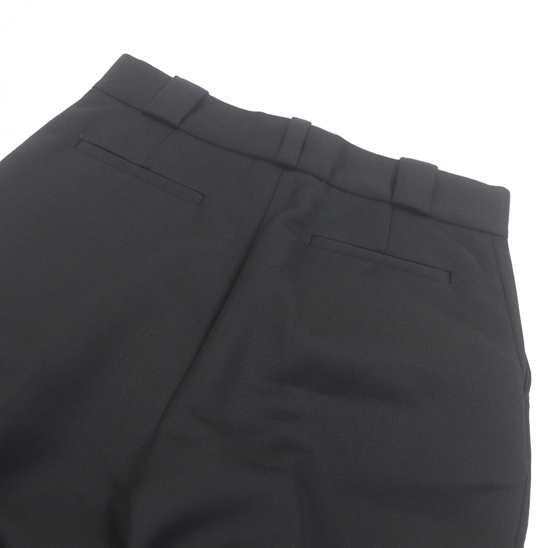 Excellent LOUIS VUITTON Pants Logo embroidery black cotton mens 38