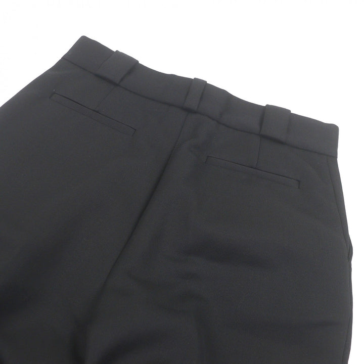 Excellent LOUIS VUITTON Pants Logo embroidery black cotton mens 38