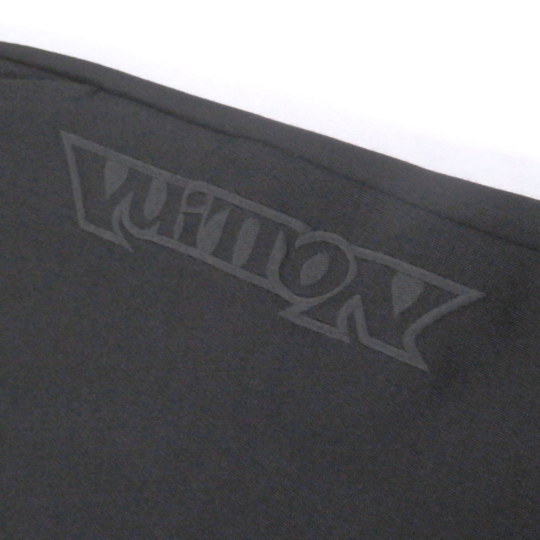 Excellent LOUIS VUITTON Pants Logo embroidery black cotton mens 38