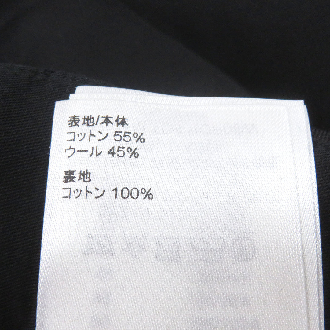 Excellent LOUIS VUITTON Pants Logo embroidery black cotton mens 38