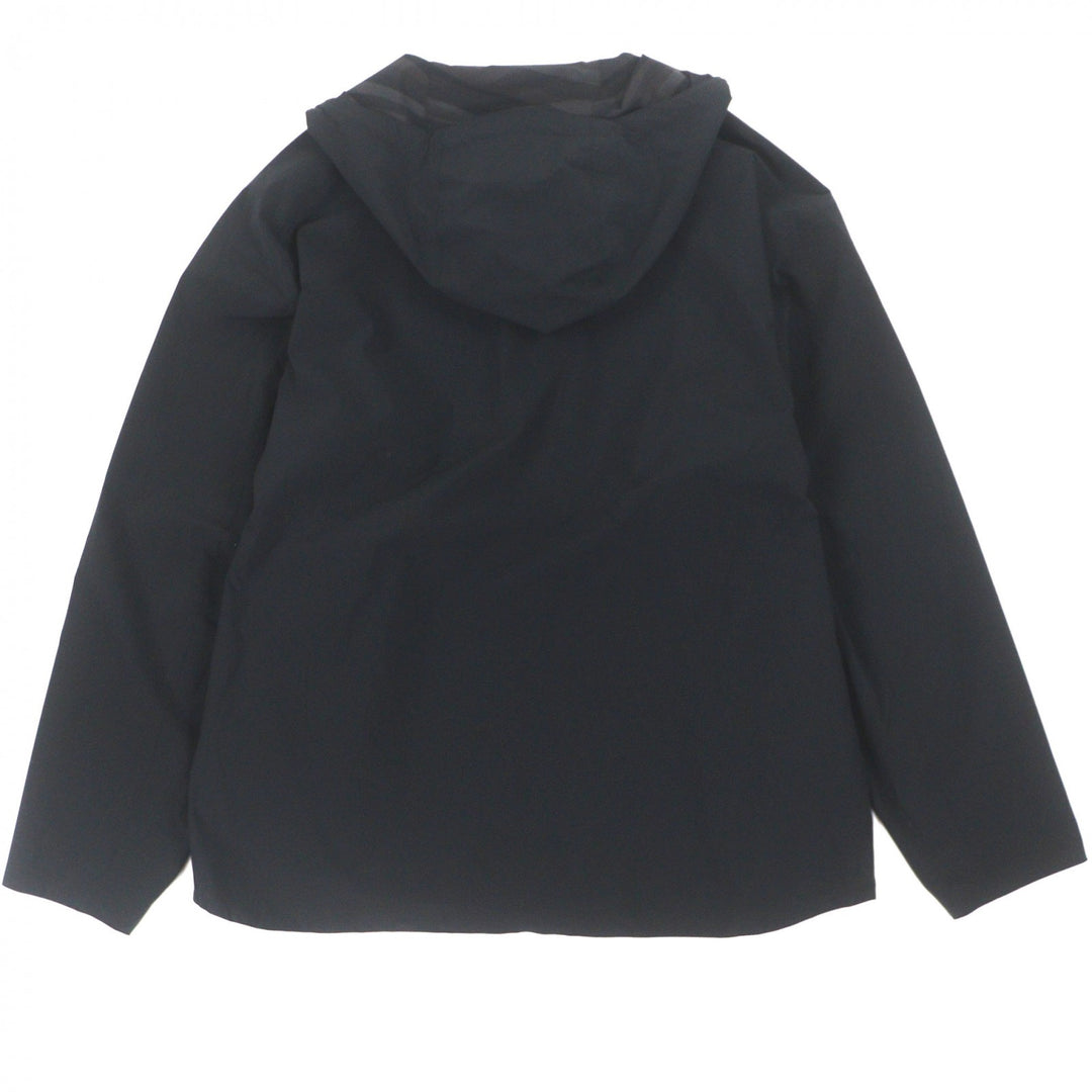 Pristine HERMES mountain hoodie black Nylon mens 44