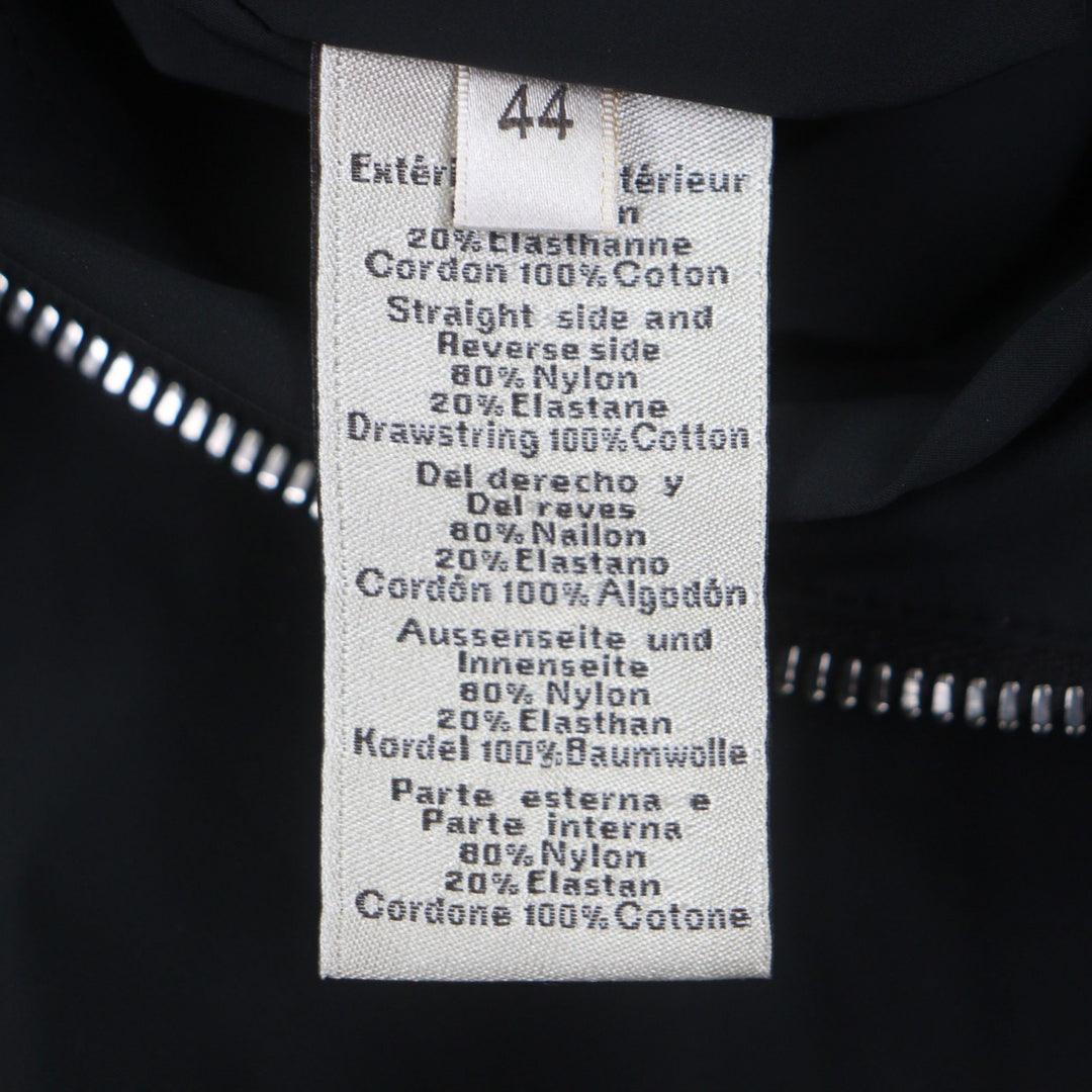 Pristine HERMES mountain hoodie black Nylon mens 44