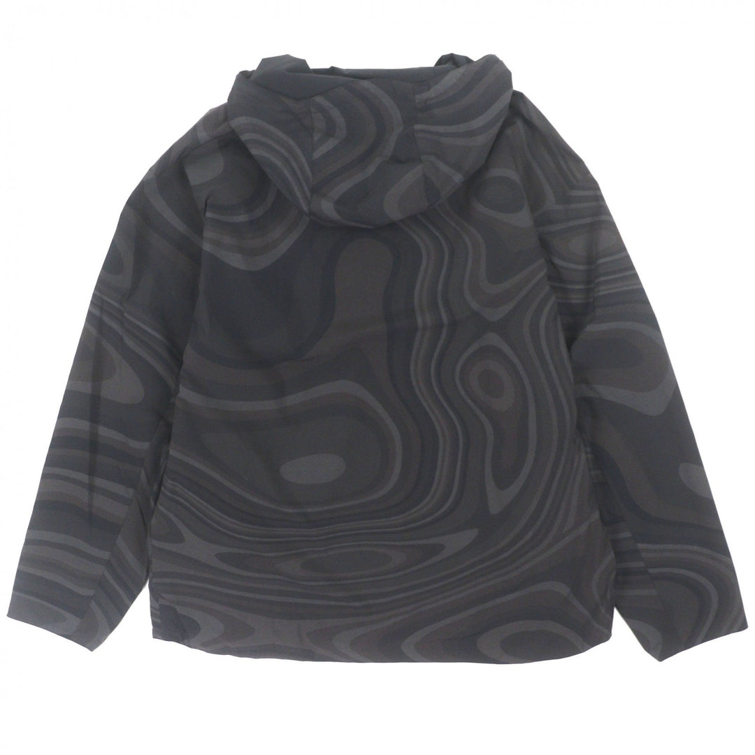 Pristine HERMES mountain hoodie black Nylon mens 44