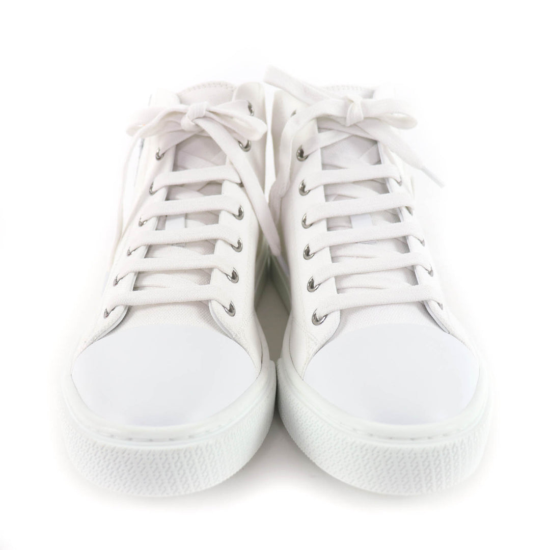 Excellent HERMES High cut sneakers Iriko white Women 37.5
