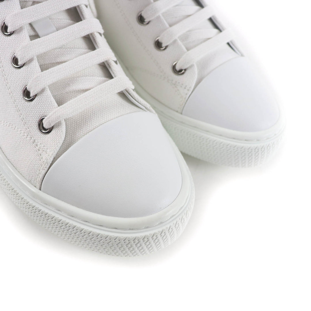 Excellent HERMES High cut sneakers Iriko white Women 37.5
