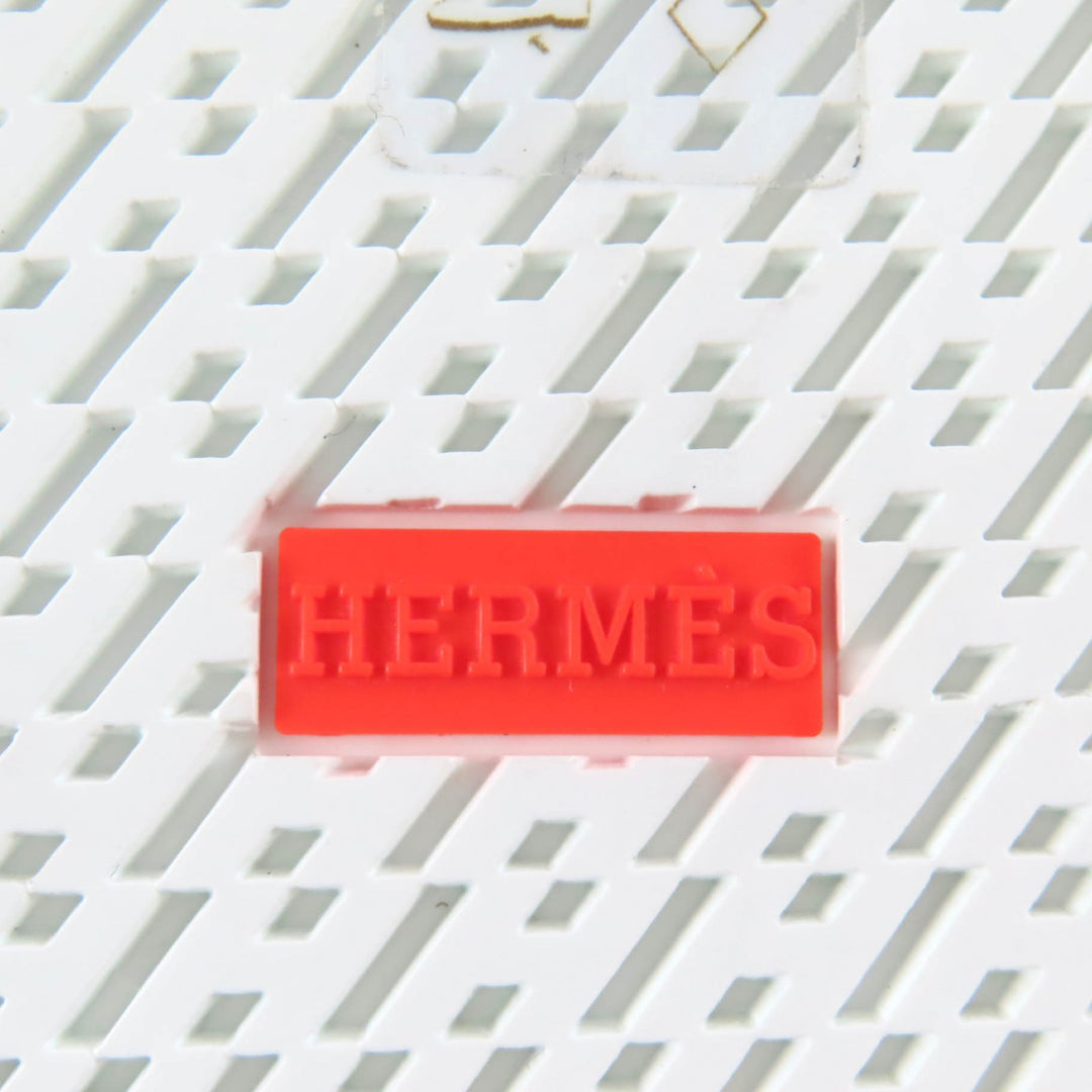 Excellent HERMES High cut sneakers Iriko white Women 37.5