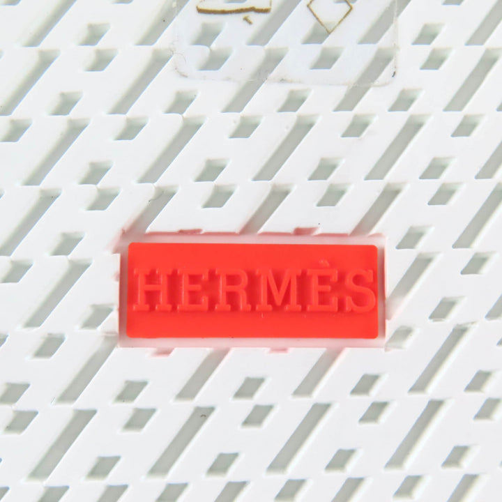 Excellent HERMES High cut sneakers Iriko white Women 37.5