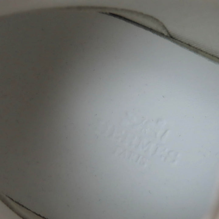 Excellent HERMES High cut sneakers Iriko white Women 37.5