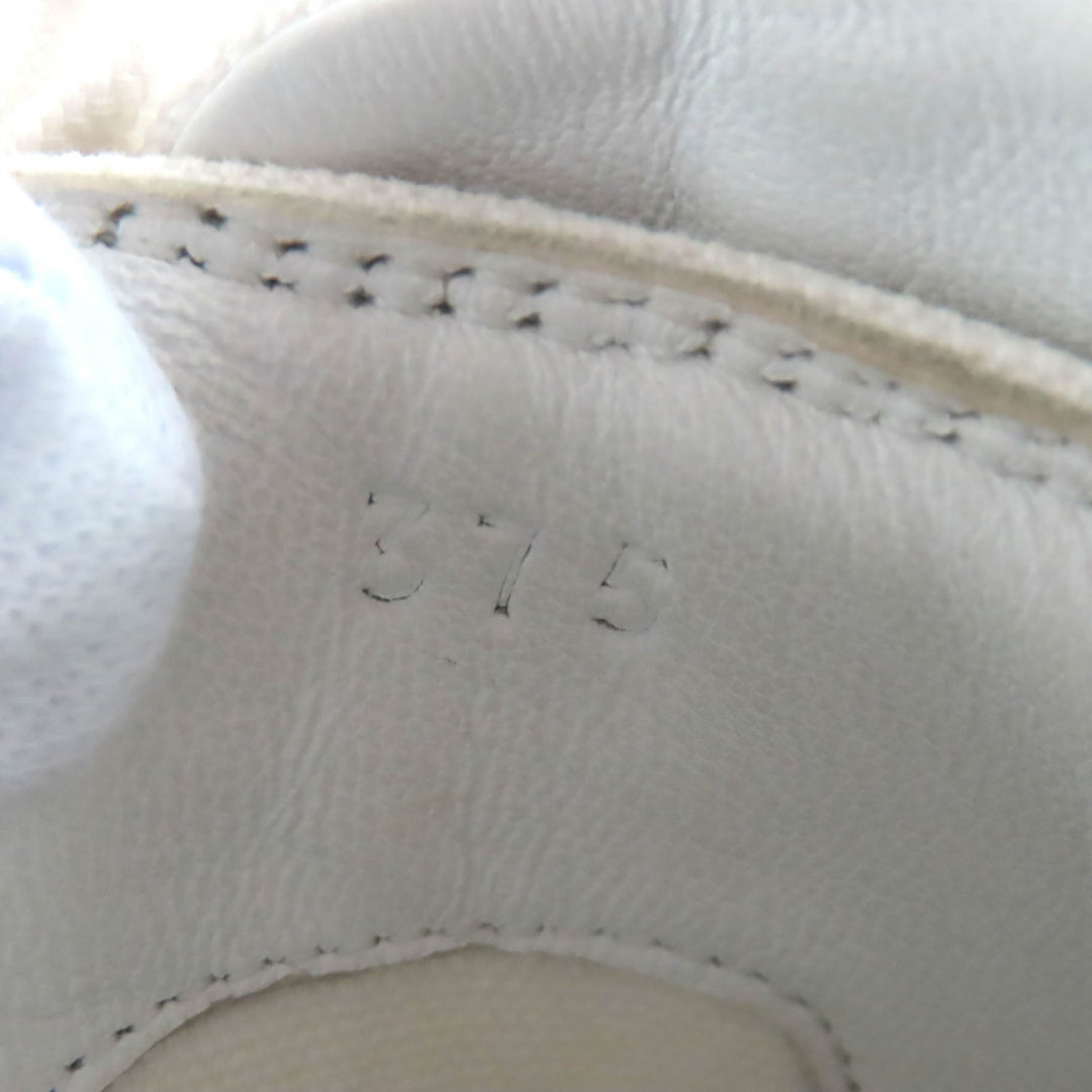 Excellent HERMES High cut sneakers Iriko white Women 37.5