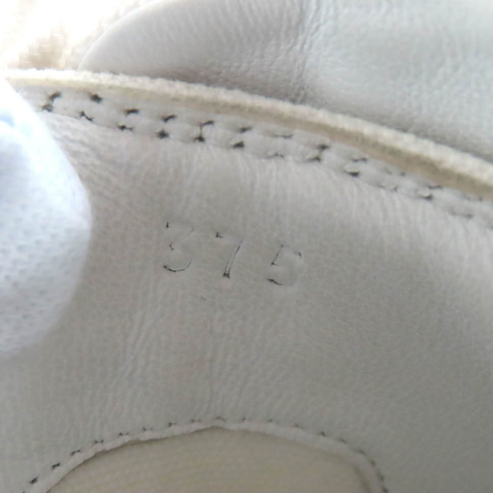 Excellent HERMES High cut sneakers Iriko white Women 37.5
