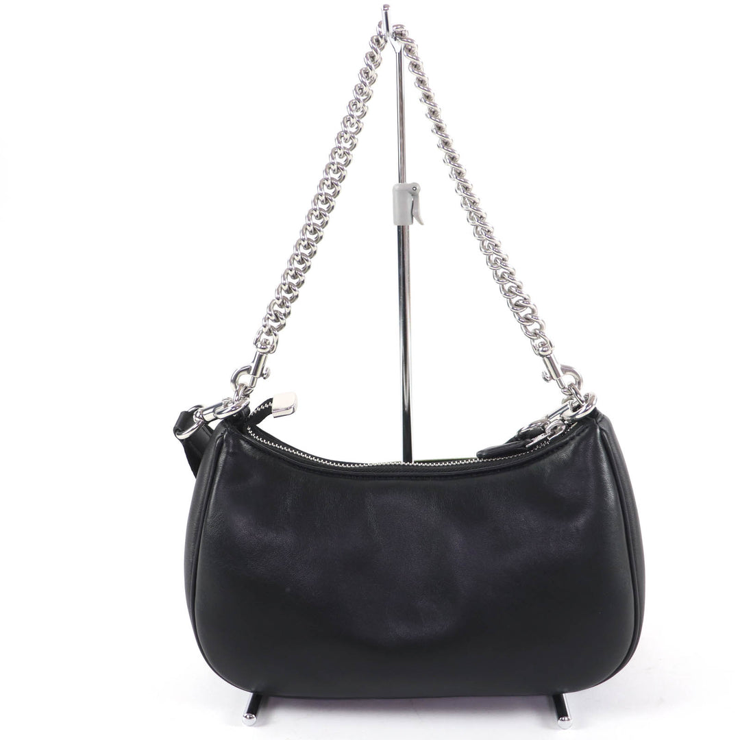Excellent COACH Shoulder Bag Teri Signature Quilted 2-Way Leather Handbag CJ608