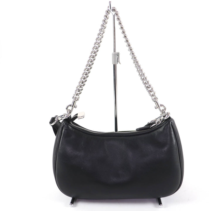 Excellent COACH Shoulder Bag Teri Signature Quilted 2-Way Leather Handbag CJ608