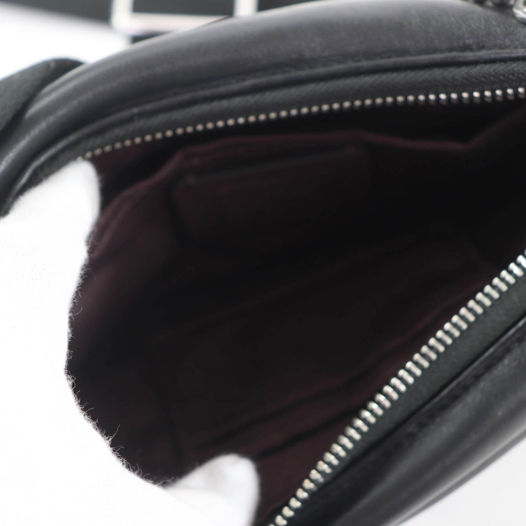 Excellent COACH Shoulder Bag Teri Signature Quilted 2-Way Leather Handbag CJ608