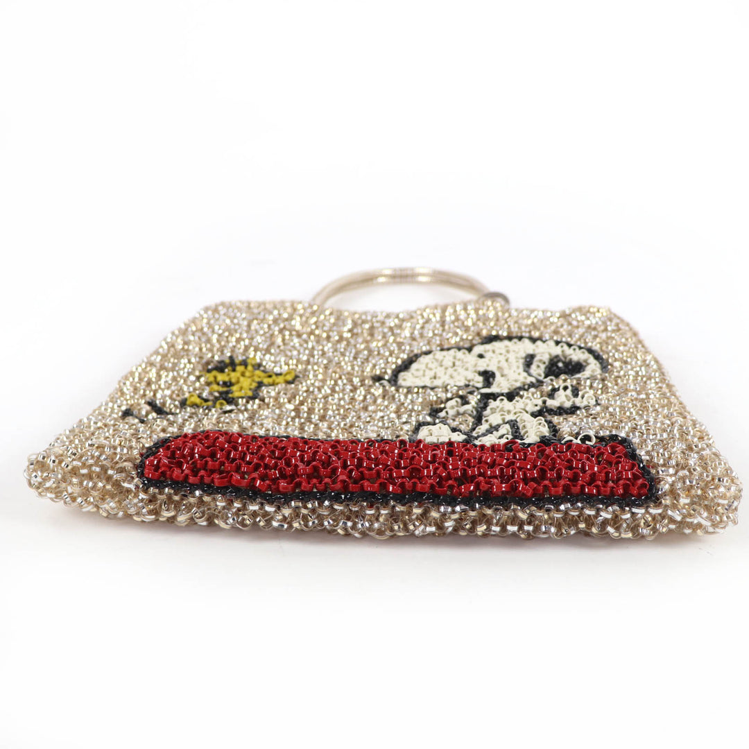Pristine ANTEPRIMA Tote Bag SNOOPY COLLECTION Snoopy Square Wire Gold PB24SFE0JK