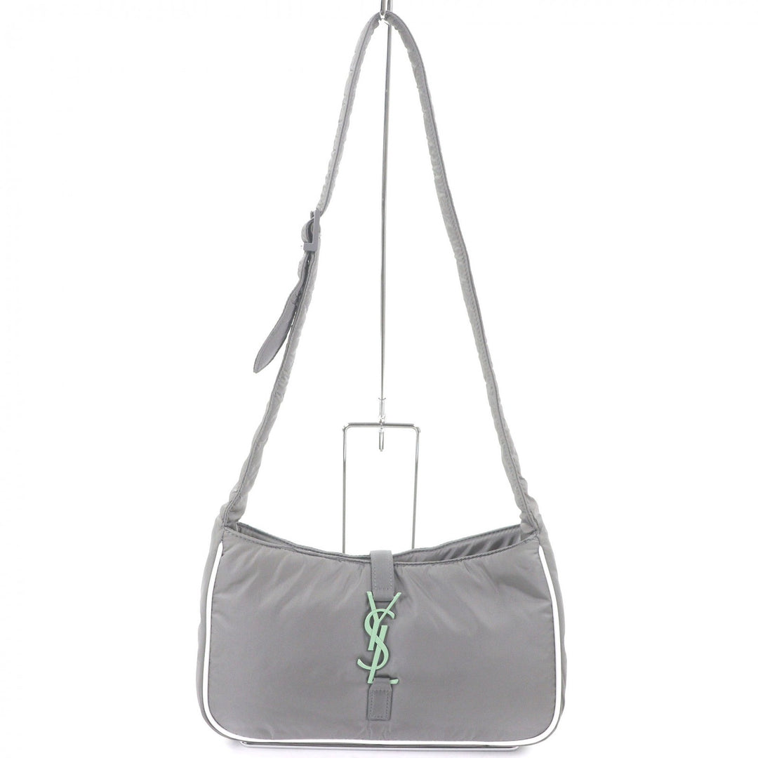 Excellent SAINT LAURENT PARIS Shoulder Bag Cassandra Logo Metal One gray