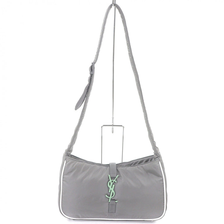 Excellent SAINT LAURENT PARIS Shoulder Bag Cassandra Logo Metal One gray