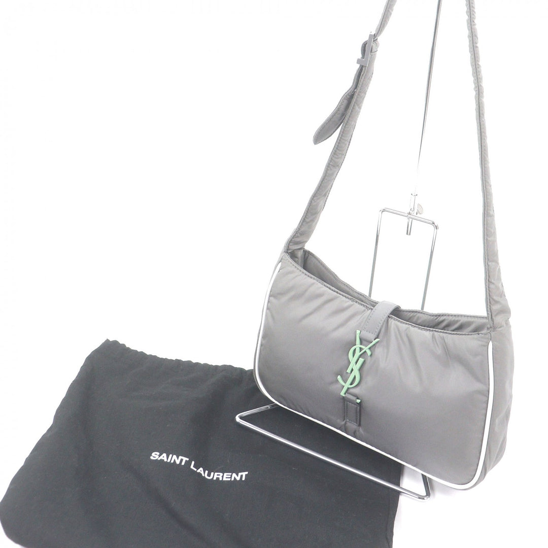 Excellent SAINT LAURENT PARIS Shoulder Bag Cassandra Logo Metal One gray