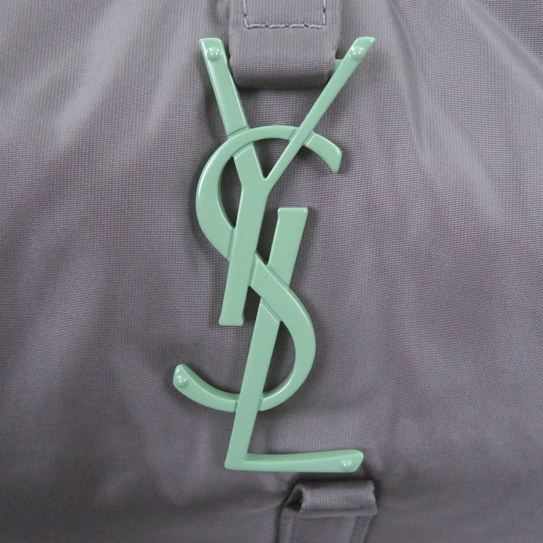 Excellent SAINT LAURENT PARIS Shoulder Bag Cassandra Logo Metal One gray