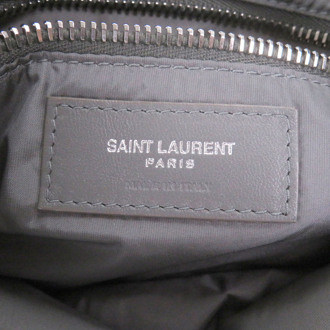 Excellent SAINT LAURENT PARIS Shoulder Bag Cassandra Logo Metal One gray