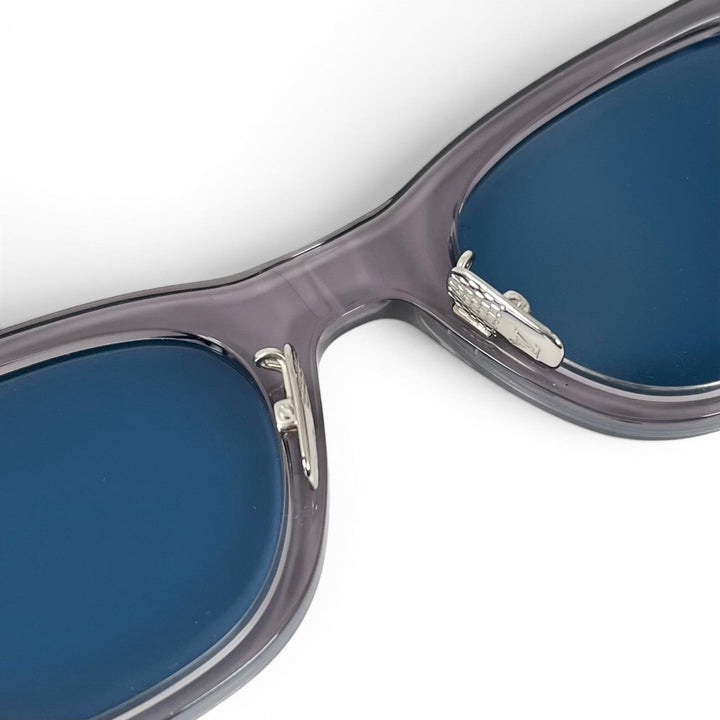 Excellent LOUIS VUITTON sunglasses LV Confidence Square Round gray mens Z2184U