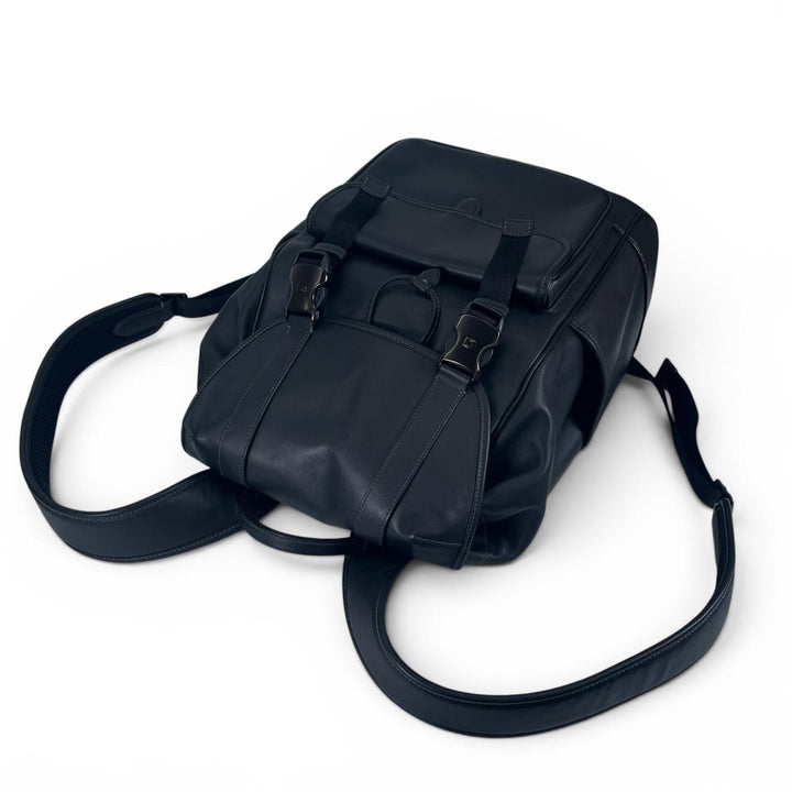 Excellent COACH Backpack Â· Daypack LGUE FLP BP black Smooth Rubbed mens CU072