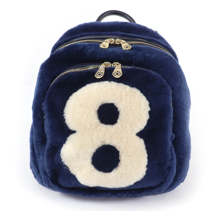 Pristine muta Backpack Â· Daypack 8 Leather accents, sheepskin Mouton Women