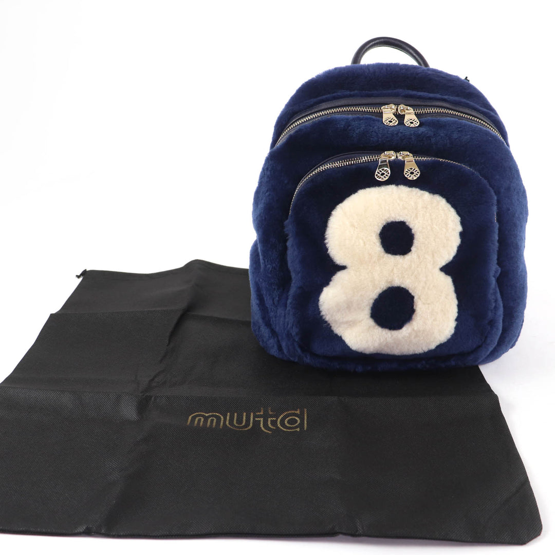 Pristine muta Backpack Â· Daypack 8 Leather accents, sheepskin Mouton Women