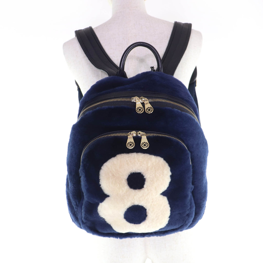 Pristine muta Backpack Â· Daypack 8 Leather accents, sheepskin Mouton Women