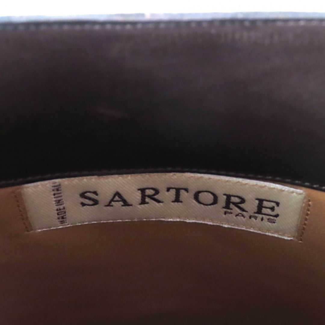 Great SARTORE Knee-high boots Belt-design leather jockey boots leather 37.5
