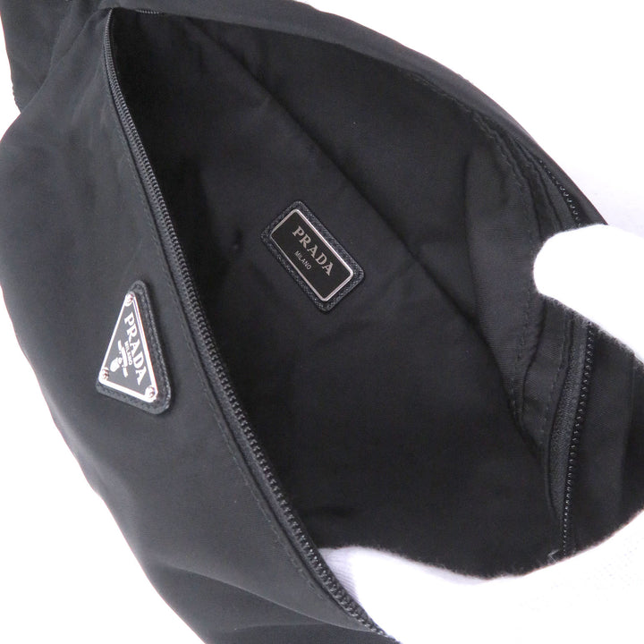 Great PRADA Sling bag Triangle Logo Triangle Plate Waist Pouch Shoulder Bag
