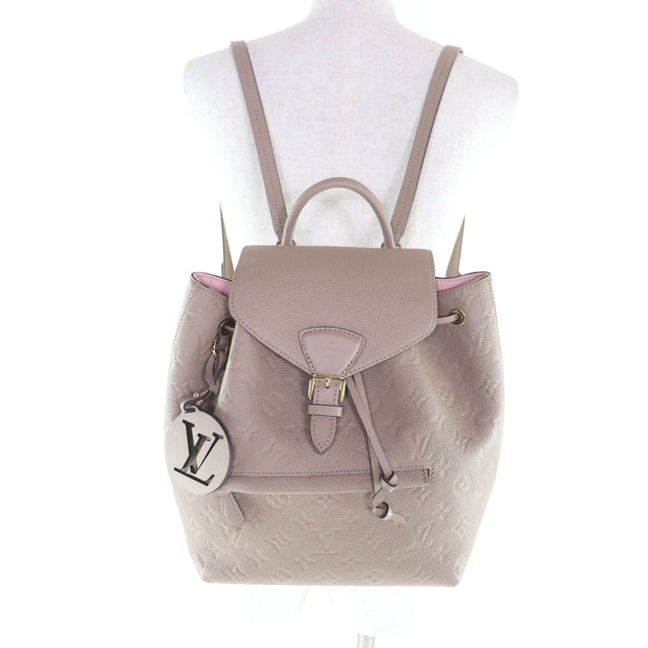 Excellent LOUIS VUITTON Backpack MontsourisPM Monogram Ann Platt M45410