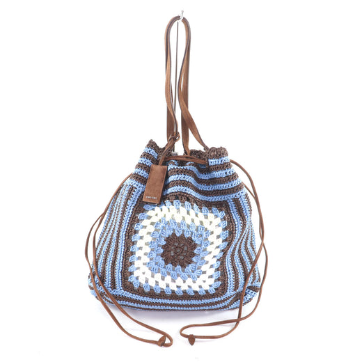 Great MIUMIU Tote Bag Light blue Raffia Women RR2010