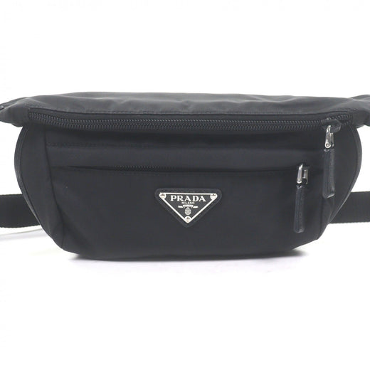 Great PRADA Sling bag Re-Nylon Triangle Logo Shoulder Bag black