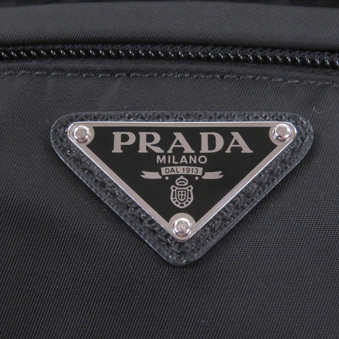Great PRADA Sling bag Re-Nylon Triangle Logo Shoulder Bag black
