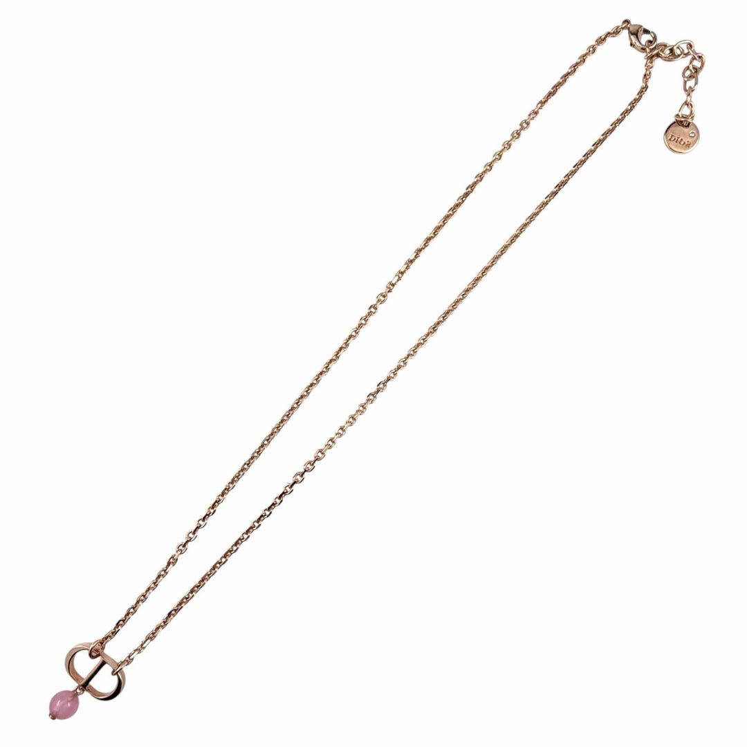Excellent DIOR Necklace Petit CD Rose gold Women N1390PTCPL