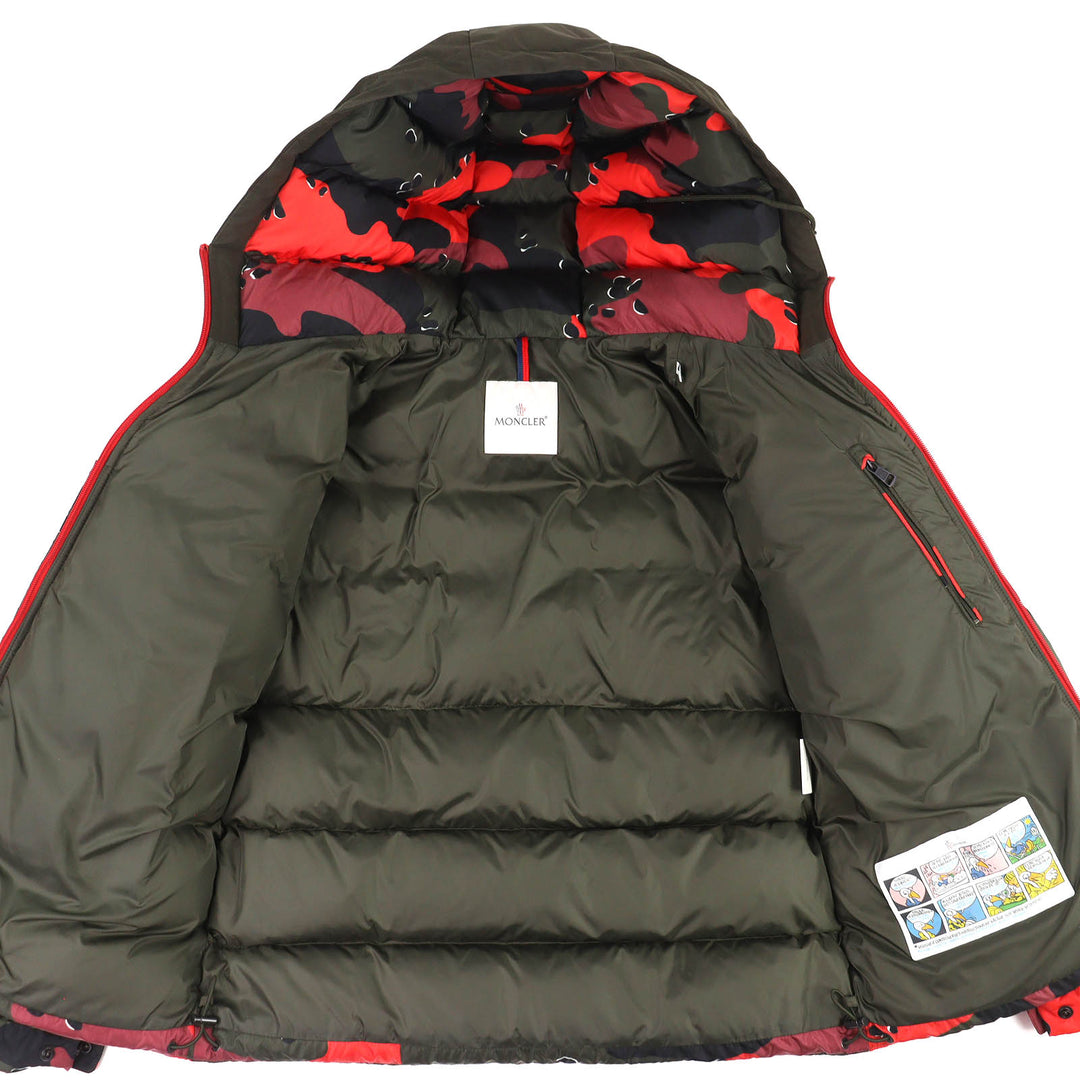 Excellent MONCLER Down jacket EYMERIC Camouflage Pattern Logo Patch with Hood 3