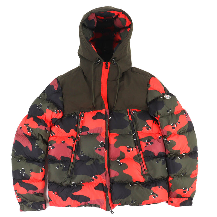 Excellent MONCLER Down jacket EYMERIC Camouflage Pattern Logo Patch with Hood 3