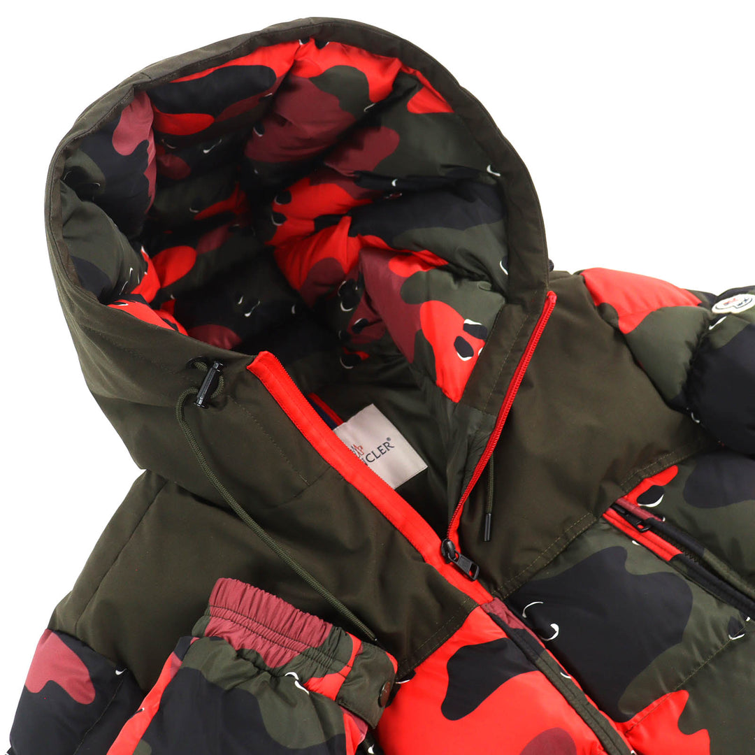 Excellent MONCLER Down jacket EYMERIC Camouflage Pattern Logo Patch with Hood 3