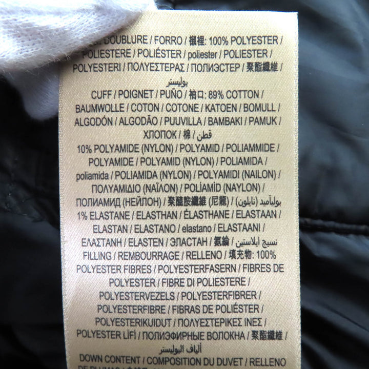Excellent BURBERRY Down jacket logo patch hooded 2-way down vest 54 4058195