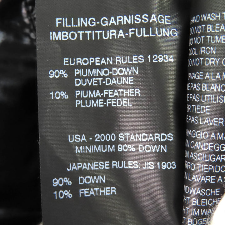 Excellent DUVETICA HYDROGEN Animal Patch Double Zip Hooded Down Vest Gilet 48