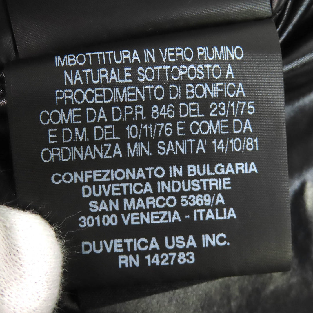 Excellent DUVETICA HYDROGEN Animal Patch Double Zip Hooded Down Vest Gilet 48