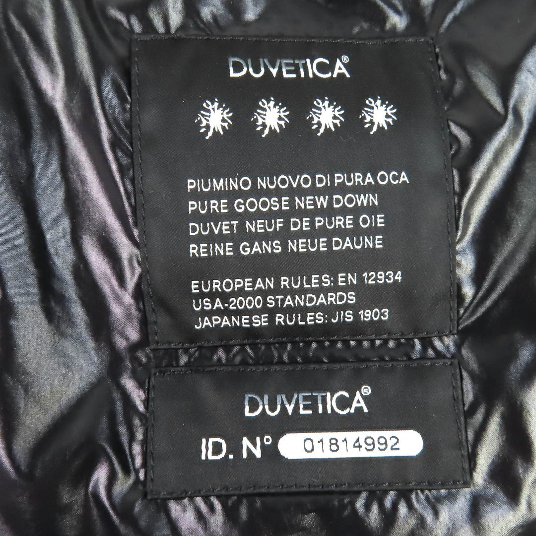Excellent DUVETICA HYDROGEN Animal Patch Double Zip Hooded Down Vest Gilet 48