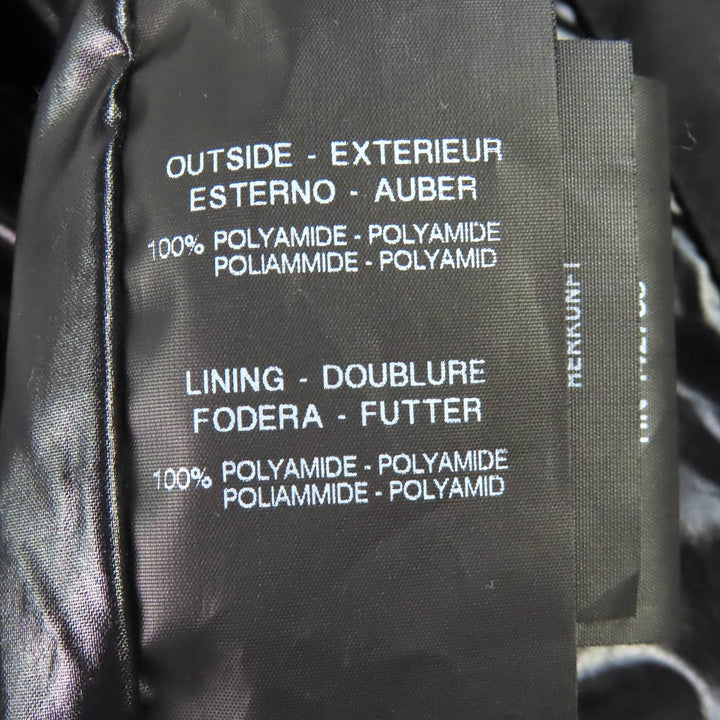 Excellent DUVETICA HYDROGEN Animal Patch Double Zip Hooded Down Vest Gilet 48