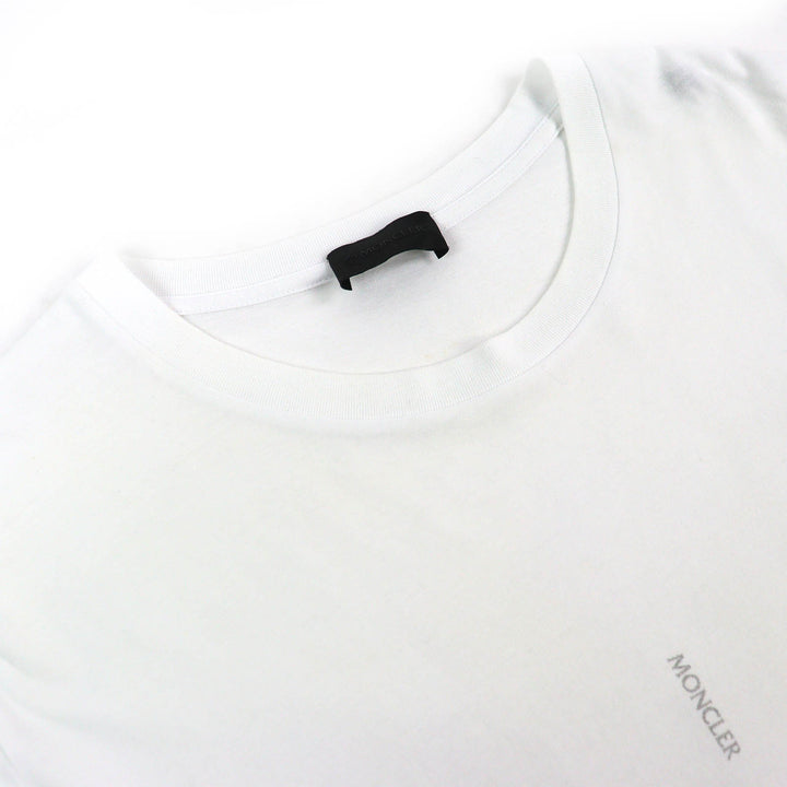 Great MONCLER Short sleeve T-shirt MAGLIA T-SHIRT Gradient Repeat Logo L