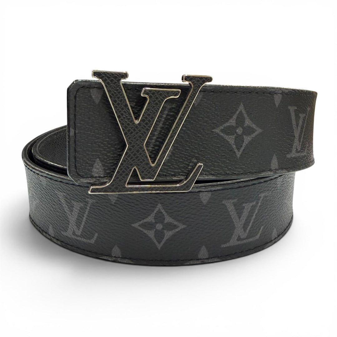 Very Good LOUIS VUITTON belt LV Initials Monogram Eclipse Belt reversible M0457