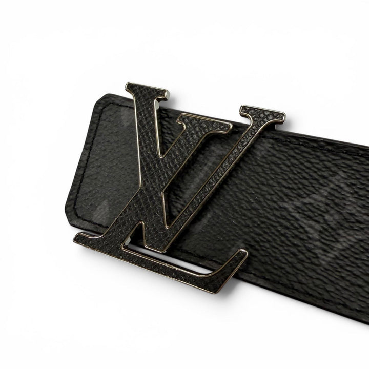 Very Good LOUIS VUITTON belt LV Initials Monogram Eclipse Belt reversible M0457