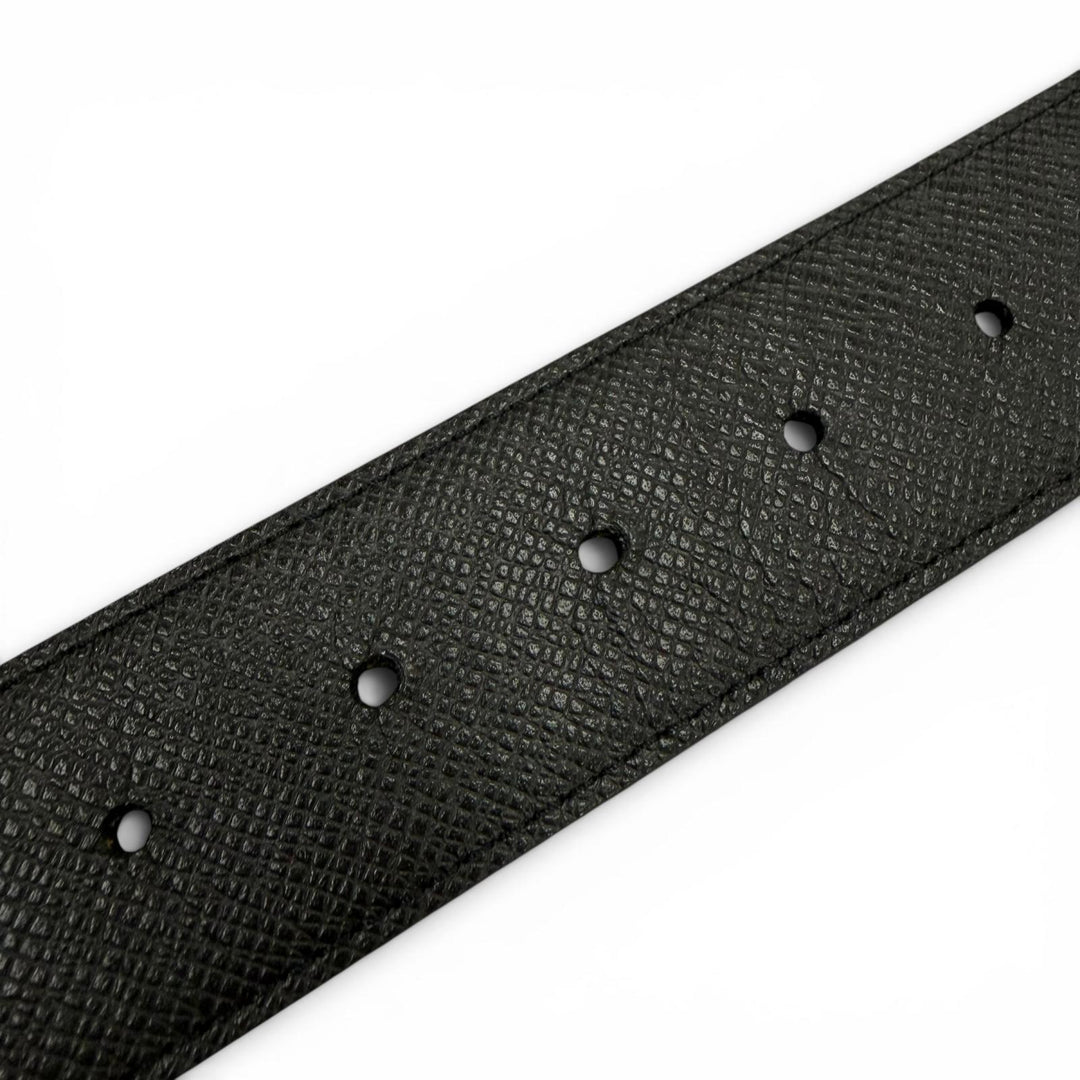 Very Good LOUIS VUITTON belt LV Initials Monogram Eclipse Belt reversible M0457